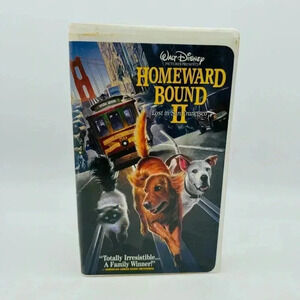 Disney's Homeward Bound II Lost in San Francisco VHS Tape Movie #7893